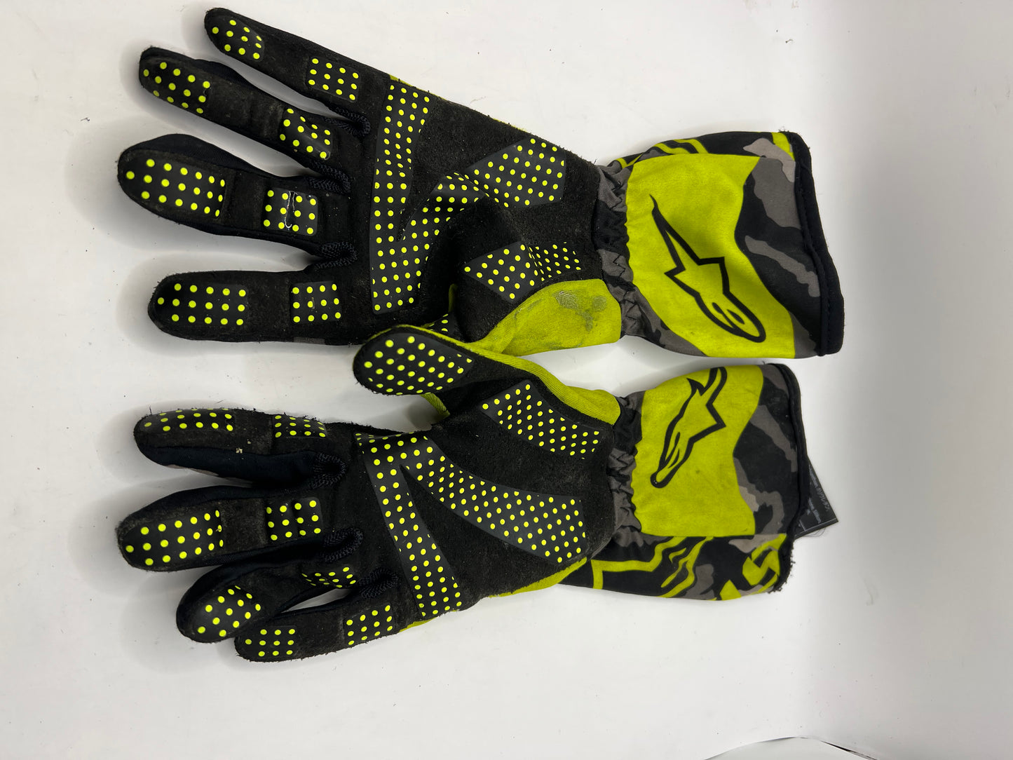 KIDS ALPINESTARS KARTING GLOVES - USED TWICE