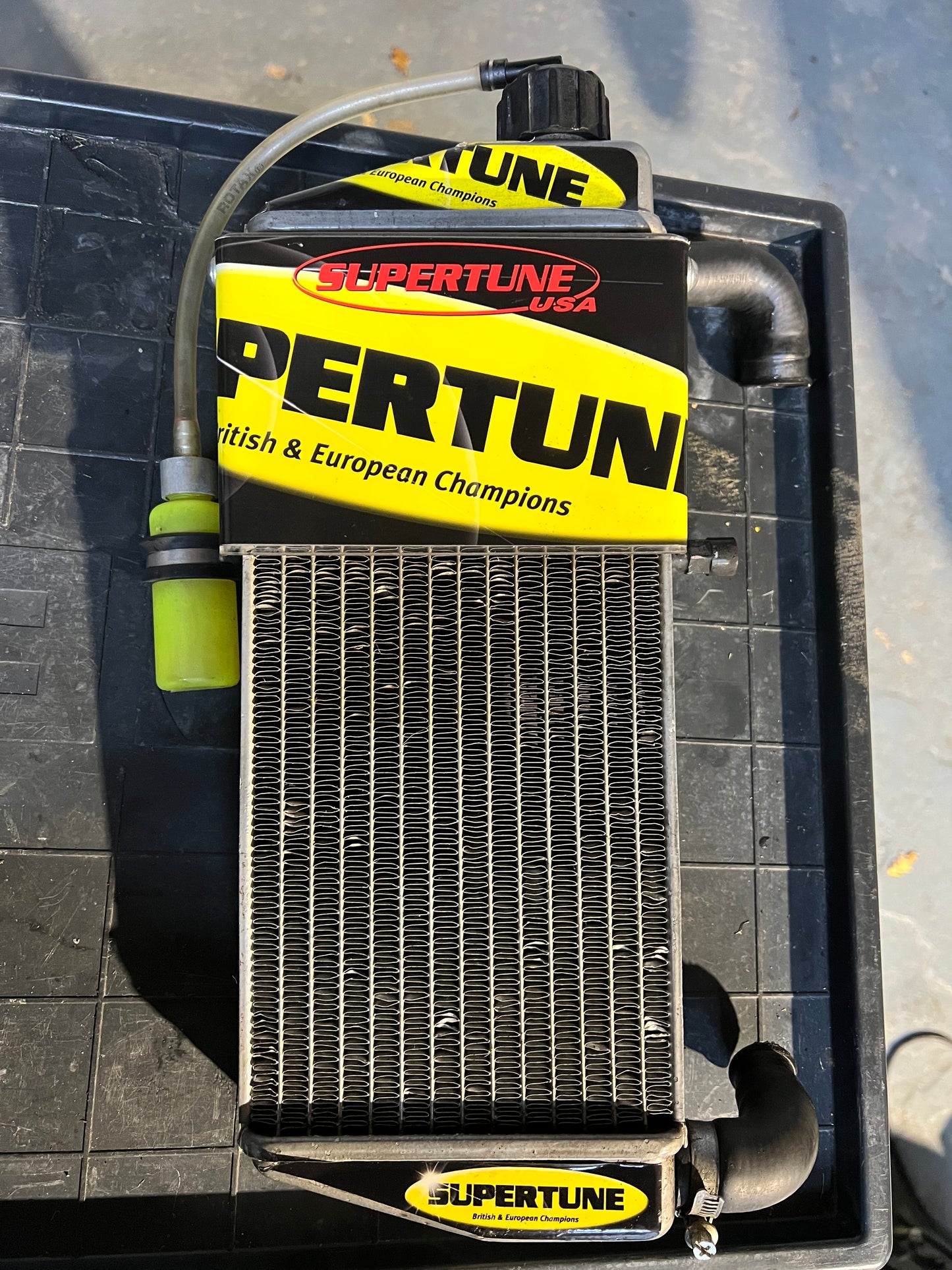 ROTAX RADIATOR WITH BAR AND FLAP
