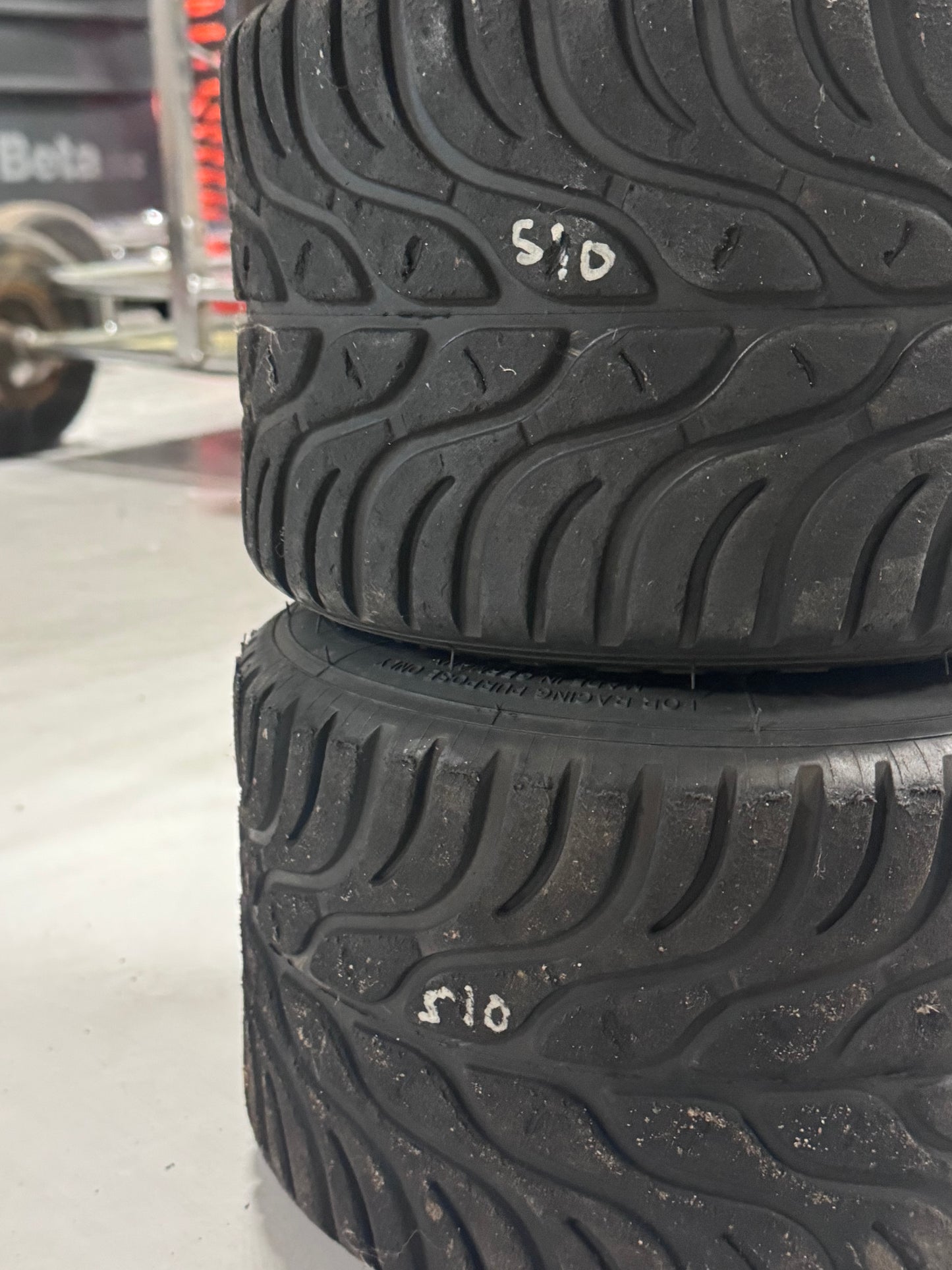 Mojo W5 Wet Tyres Used