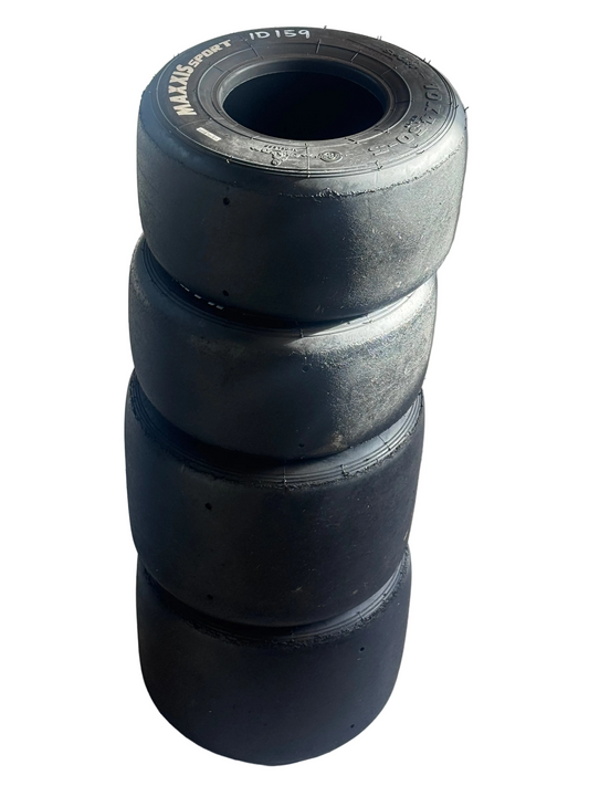 MAXXIS SPORTS SLICK TYRES 2 Sessions old