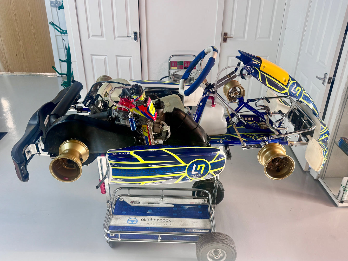 Used 2024 OTK Lando Norris Rotax Max Intermax - 864 engine (mini max) Kart