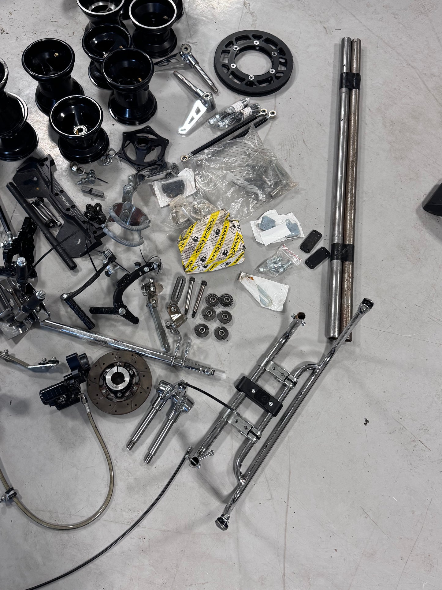 Used Synergy / Birel 950 Rolling Chassis - Full Retirement Sale | Spare Frame | Full Spares pack | Rims