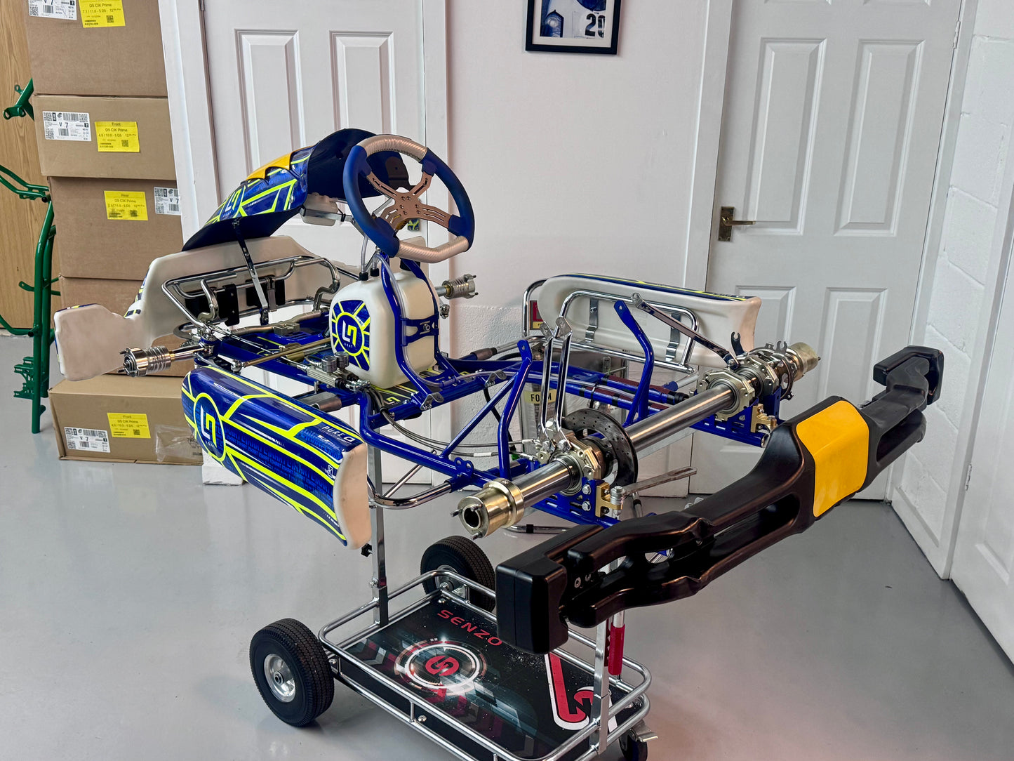 2025 OTK Lando Norris LN4 Chassis - Ex Freddie Lloyd