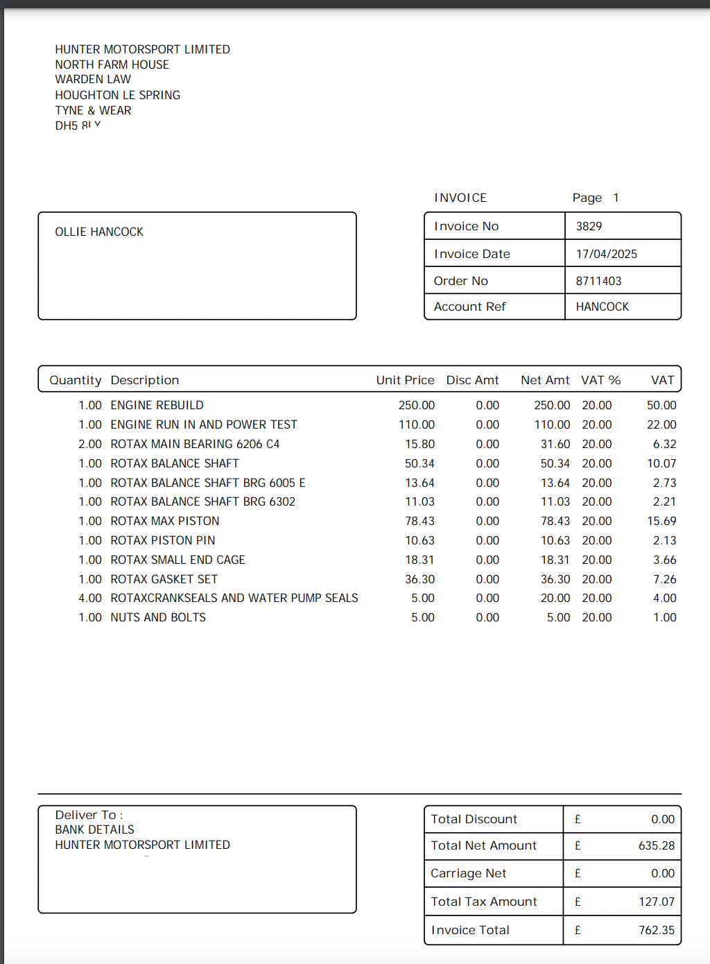 Senior Rotax Max Evo By Venator - FRESH ZERO HOURS ENGINE